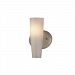 CER-7025-ANTS-GWST-NCKL-GU24 - Justice Design - Ovalesque Torch Wall Bracket GWST: White Striped Glass Antique Silver Finish (Smooth Faux)Smooth Faux - Euro Classics