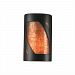 CER-7335-TERA-GU24 - Justice Design - Large Lantern Open Top and Bottom Sconce Terra Cotta Finish (Smooth Faux)Smooth Faux - Ambiance