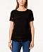 Charter Club Cotton Circle-Trim T-Shirt, Created for Macy's