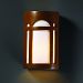CER-7395W-PATR - Justice Design - Ambiance - Large Arch Window Open Top and Bottom Outdoor Wall Sconce Rust Patina E26 Medium Base IncandescentChoose Your Options - AmbianceG��