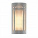 CER-7397W-HMBR-LED-1000 - Justice Design - Really Big Arch Window Open Top and Bottom Outdoor Sconce Hammered Brass Finish (Textured Faux)Textured Faux - Ambiance