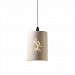 CER-9620-HMBR-TREE-WTCD-LED-1000 - Justice Design - Sun Dagger Small Cylinder Pendant Hammered Brass Finish (Textured Faux)Textured Faux - Sun Dagger