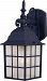 1051BK - Maxim Lighting - North Church - One Light Outdoor Wall Mount Black Finish with Clear Glass - North Church
