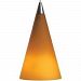 700FJCONAS - Tech Lighting - Cone - One Light Free-Jack Low-Voltage Pendant SN: Satin Nickel STND: Standard LampingAmber Glass - Cone