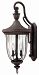 1245MN - Hinkley Lighting - Oxford Collection Wall Sconce Midnight Bronze Finish - Clear Optic - Oxford