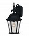 07077-BLK - Savoy House - One Light Outdoor Wall Lantern Black Finish with Clear Beveled Glass - Exterior Collections