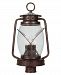 5-3413-56 - Savoy House - Smith Mountain - Three Light Outdoor Post Lantern New Tortoise Shell Finish with Clear Seeded Glass - Smith Mountain