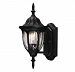 5-1503-BK - Savoy House - Tudor - One Light Outdoor Wall Lantern Textured Black Finish with Clear Seeded Glass - Tudor