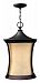 1282VZ - Hinkley Lighting - Thistledown Hanger Outdoor Victorian Bronze Finish : Amber Linen Glass - Thistledown