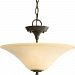 P3440-77 - Progress Lighting - Cantata - Two-Light Semi-Flush Mount Forged Bronze Finish with Seeded Topaz Glass - Cantata