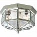 P5788-09 - Progress Lighting - Three Light Flush Mount Brushed Nickel Finish with Clear Beveled Glass - Hide-a-lite Iii