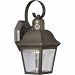 P5687-20 - Progress Lighting - Andover - One Light Outdoor Wall Mount Antique Bronze Finish with Clear Beveled Glass - Andover