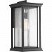 P5613-31 - Progress Lighting - Endicott - One Light Outdoor Extra-Large Wall Lantern Black Finish with Clear Seeded Glass - Endicott
