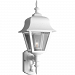 P5656-30 - Progress Lighting - One Light Outdoor Wall Mount White Finish with Clear Beveled Acrylic Glass - Melon Glass