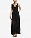 Xscape Pleated V-Neck Gown