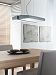 D8-1033 - ZANEEN design - PLANET PENDANT Gray Metal Finish with Curved Matte Pyrex Glass - Planet