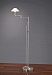 9434 CH AWH - Holtkotter Lighting - One Light Floor Lamp Chrome Finish with Alabaster White Glass -