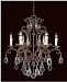 1-1402-6-56 - Savoy House - Six Light Chandelier New Tortoise Shell Finish with Full cut Crystal -