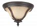 Z6117-OBO - Craftmade Lighting - Frances - 2 Two Light Flush Mount Oiled Bronze Finish With Stained Scavo Glass - Frances