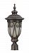60/3929 - Nuvo Lighting - Corniche - One Light Medium Outdoor Post Lantern Burlwood Finish with Clear Seeded Shade - Corniche
