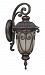 60/3922 - Nuvo Lighting - Corniche - One Light Large Outdoor Wall Sconce Burlwood Finish with Clear Seeded Shade - Corniche