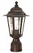 60/995 - Nuvo Lighting - Cornerst1 - One Light Outdoor Post Lantern Old Bronze Finish with Clear Seed Shade - Cornerstone
