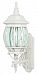60/888 - Nuvo Lighting - Central Park - Three Light Outdoor Wall Lantern White Finish with Clear Beveled Panel Shade - Central Park