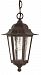 60/992 - Nuvo Lighting - Cornerst1 - One Light Outdoor Hanging Lantern Old Bronze Finish with Clear Seed Shade - Cornerstone
