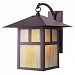 2137-07 - Livex Lighting - Montclair Mission - One Light Outdoor Wall Sconce Bronze Finish with Iridescent Tiffany Glass - Montclair Mission