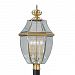 2358-01 - Livex Lighting - Monterey - Four Light Outdoor Antique Brass Finish with Clear Beveled Glass - Monterey