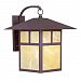 2143-07 - Livex Lighting - Montclair Mission - One Light Outdoor Wall Sconce Bronze Finish with Iridescent Tiffany Glass - Montclair Mission