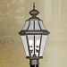 2264-07 - Livex Lighting - Georgetown - Two Light Outdoor Post Light Bronze Finish with Clear Beveled Glass - Georgetown