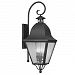 2558-04 - Livex Lighting - Amwell - Four Light Outdoor Wall Sconce Black Finish with Seeded Glass - Amwell