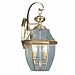 2251-01 - Livex Lighting - Monterey - Two Light Outdoor Wall Sconce Antique Brass Finish with Clear Beveled Glass - Monterey