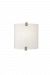 700WSESXFWS - Tech Lighting - Essex - One Light Wall Sconce SN: Satin Nickel Finish STND: Standard LampingWhite Shade - Essex