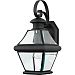 RJ8407K - Quoizel Lighting - Rutledge - 1 Light Outdoor Wall Lantern Mystic Black Finish - Rutledge