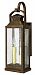 1184SN - Hinkley Lighting - Revere - Two Light Outdoor Wall Sconce Solid Brass in Sienna Finish with Clear Seedy Glass - Candelabra Lamping - Revere