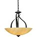 KY2822IB - Quoizel Lighting - Kyle - Five Light Pendant Imperial Bronze Finish with Butterscotch Onyx Glass with Product Sold in Quantity - 5 - Kyle