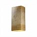 CER-1180W-ANTG-LED-1000 - Justice Design - Ambiance - One Light Large Rectangle Perforated Wall Sconce with Closed Top Antique Gold Finish (Smooth Faux)Smooth Faux - Ambiance