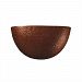 CER-5730-HMCP-GU24-DBAL - Justice Design - Ambiance - Two Light ADA Pocket Wall Sconce with Closed Bottom Hammered Copper Finish (Textured Faux)Textured Faux - Ambiance