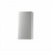 CER-5910-CRK - Justice Design - Ambiance - One Light Small ADA Rectangle Wall Sconce with Closed Top White Crackle Finish (Glaze)Glazed - Ambiance