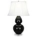 A603 - Robert Abbey Lighting - Jonathan Adler Versailles - One Light Wall Sconce Ash Lacquered Paint/Polished Nickel Finish with Ash Painted Opaque Parchment/Matte Silver Shade - Jonathan Adler Versailles