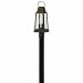 1771SN - Hinkley Lighting - Sedgwick - Three Light Outdoor Post Sienna Finish with Clear Seedy Glass - Sedgwick