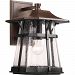 P5751-84 - Progress Lighting - Derby - One Light Large Outdoor Wall Lantern Espresso Finish with Water Seeded Glass - Derby