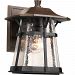 P5750-84 - Progress Lighting - Derby - One Light Medium Outdoor Wall Lantern Espresso Finish with Water Seeded Glass - Derby