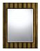 WA-2171MIR - Cal Lighting - Clovis - 31 Inch Rectangular Mirror Teak Finish with Beveled Glass - Clovis