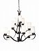 AC1590OB - Artcraft Lighting - Russell Hill - Twelve Light Chandelier Oil Rubbed Bronze Finish with Opal White Glass - Russell Hill