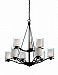 AC1139OB - Artcraft Lighting - Andover - Nine Light Chandelier Oil Rubbed Bronze Finish with Clear Jewel/Frosted White Glass - Andover