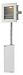 WZ-104WW-RM - Alico Industries - One Light Step Lamp with Transformer White Finish with Opal Glass -