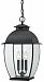 BAN1911K - Quoizel Lighting - Bain - 3 Light Outdoor Hanging Lantern Mystic Black Finish with Clear Beveled Glass - Bain